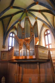 Vue de l'orgue depuis la nef. Cliché personnel