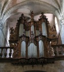 Orgue Marin Carouge en l'église St-Just d'Arbois (début 18ème s.). Cliché personnel