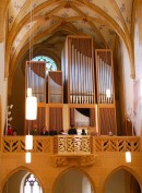 Le grand orgue Metzler le jour de l'inauguration. Cliché personnel (6.11.2011)
