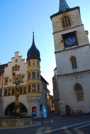 Autre vue de la place devant la Stadtkirche, le 6 nov. 2011. Cliché personnel