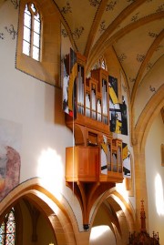 Belle vue de l'orgue Renaissance de nef. Cliché personnel