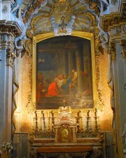 Tableau du Lavement des Pieds, chapelle du St-Sacrement, Honoré Fragonard (vers 1754). Cliché personnel