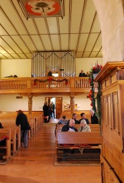 Vue du nouvel orgue Metzler depuis le choeur. Cliché personnel