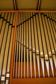 Vue partielle de la Montre de l'orgue. Cliché personnel