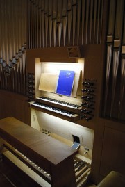 Console de l'orgue. Cliché personnel