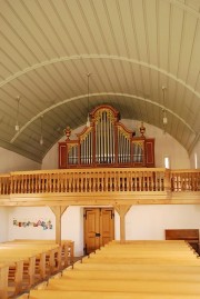 Vue de l'orgue et de la nef. Cliché personnel