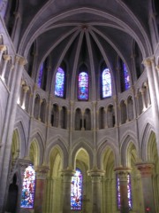 Le choeur de la cathédrale de Lausanne. Cliché personnel