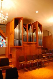 Le grand buffet de l'orgue (divisions de Grand-Orgue et Pédale). Cliché personnel