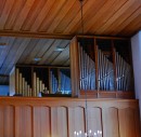 Vue de l'orgue Füglister de Dittingen. Cliché personnel (nov. 2011)