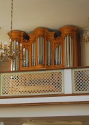 Vue de l'orgue R. Steiner de Blauen (2002). Cliché personnel (nov. 2011)
