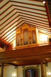 Vue de l'orgue depuis la nef. Cliché personnel