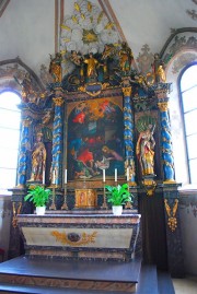 Le maître-autel datant de 1683. Cliché personnel
