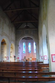 Vue de la nef et du choeur. Cliché personnel