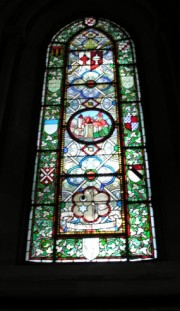 Autre vitrail. Cathédrale de Lausanne. Cliché personnel