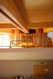 Vue de l'orgue depuis le choeur. Cliché personnel