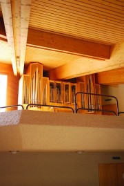 Une dernière vue de l'orgue Wälti, église de Krattigen. Cliché personnel