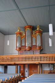 Vue globale de l'orgue depuis la nef. Cliché personnel