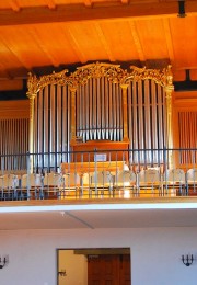 Le centre du buffet de l'orgue. Cliché personnel