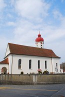 Vue de l'église baroque. Cliché personnel