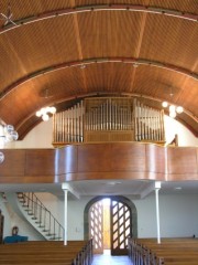 Nef et orgue à Boécourt. Cliché personnel