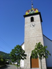 Une dernière vue de la petite église de Boécourt. Cliché personnel