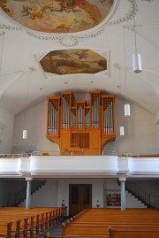 Vue de l'orgue Pürro depuis la nef. Cliché personnel