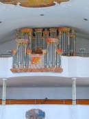 Vue de l'orgue Graf de l'église d'Ettiswil. Cliché personnel (fin mars 2012)