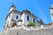 Vue panoramique de l'église avec la chapelle de Marie, à droite. Cliché personnel