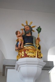 Buste de saint Joseph (17ème s. probable). Cliché personnel