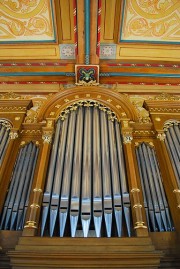 Montre de l'orgue, partie centrale. Cliché personnel