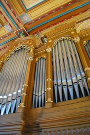 Autre vue de la Montre de l'orgue Goll. Cliché personnel