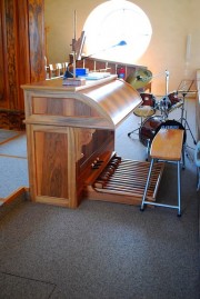 La console de l'orgue. Cliché personnel