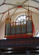 Vue de l'orgue Goll de l'église de Hildisrieden. Cliché personnel (juin 2012)