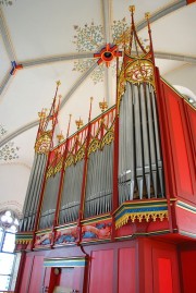 Vue de l'orgue en tribune. Cliché personnel