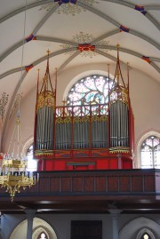 Le magnifique orgue dans ce buffet néogothique. Cliché personnel