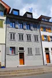 Belle façade en ville. Cliché personnel