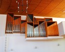 Vue de l'orgue Späth/Graf de l'église cathol. de Wangen-an-der-Aare. Cliché personnel (mars 2011)