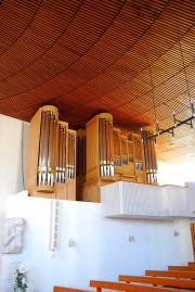 Vue du nouvel orgue Metzler inauguré en 2012. Cliché personnel