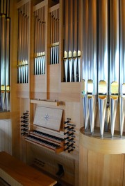 La console de l'orgue. Cliché personnel