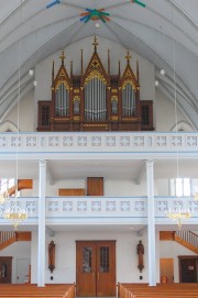 Vue de l'orgue depuis l'entrée du choeur. Cliché personnel