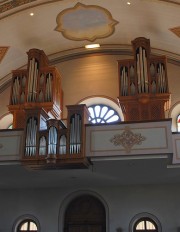 Vue de l'orgue depuis la nef. Cliché personnel