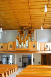 Vue de la nef en direction de l'orgue Graf (1978). Cliché personnel