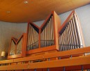 Vue de l'orgue de l'église de Bubendorf (1974). Cliché personnel (avril 2012)