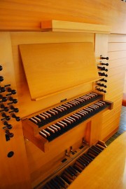 Console de l'orgue. Cliché personnel