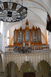 Vue d'ensemble de la tribune et de l'orgue. Cliché personnel