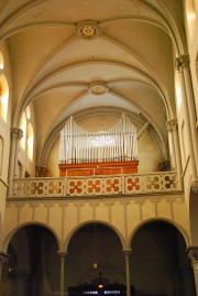 Vue de l'orgue depuis la nef. Cliché personnel