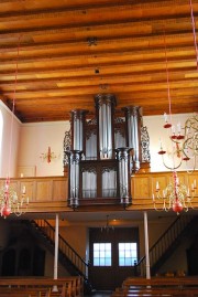 L'orgue vu depuis la nef. Cliché personnel