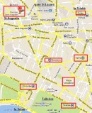 Emplacement de St-Augustin. Crédit: https://maps.google.ch/maps?hl=fr&ie=UTF-8&q=plan+de+Paris+%C3%A9glise+St+Augustin