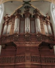 Orgue de la cathédrale de Hasselt (1791-93), restauré par G. Schumacher en 2002. Crédit: //users.skynet.be/johan.hermans/Orgelkring_Limburg/orgelkringlimburg.htm