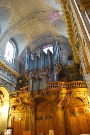 Vue globale de la tribune et du fabuleux orgue Kern dans son buffet de 1739. Cliché personnel